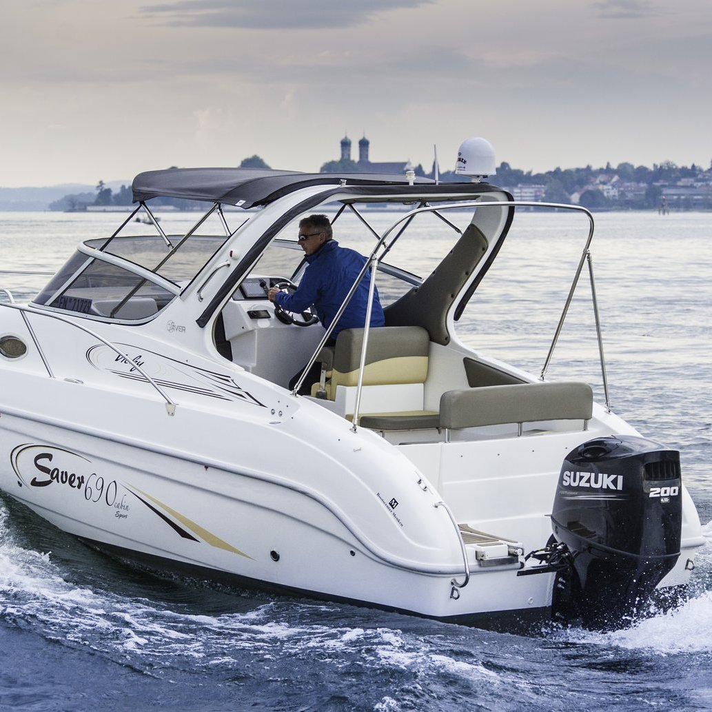 Saver 690 mit Suzuki DF200