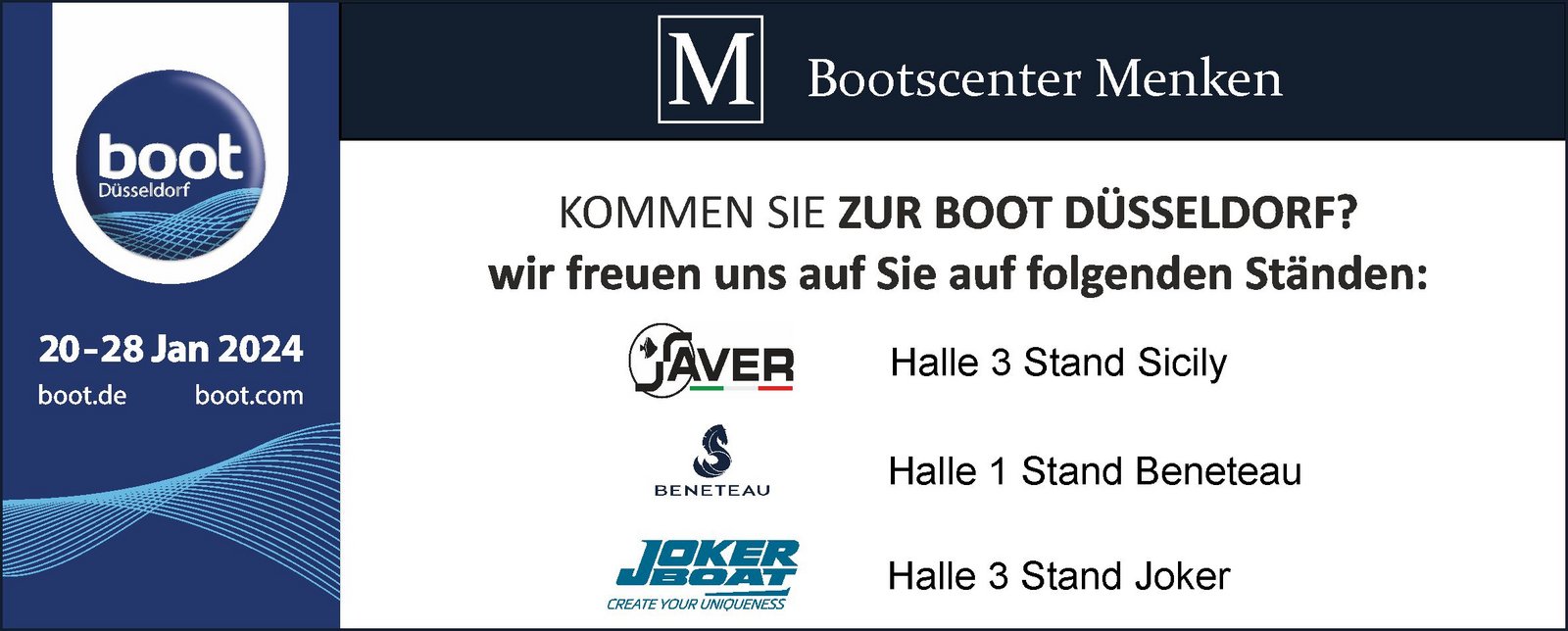 Einladung Boot Düssledorf