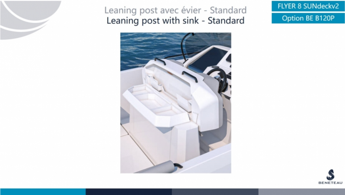Sitzbank mit Sink Flyer 8